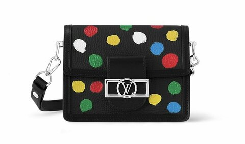 Сумка Louis Vuitton LV x YK Dauphine Mini черный