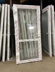 Пластиковая дверь 204(в) х 96(ш) входная новая