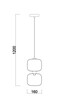 Подвесной светильник Freya Lumen FR5215PL-01CH