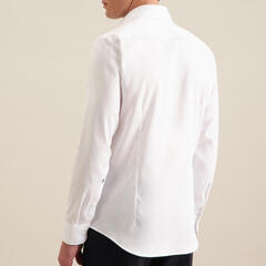 Сорочка мужская Seidensticker Slim Fit 01.693677-01 белая из оксфорда