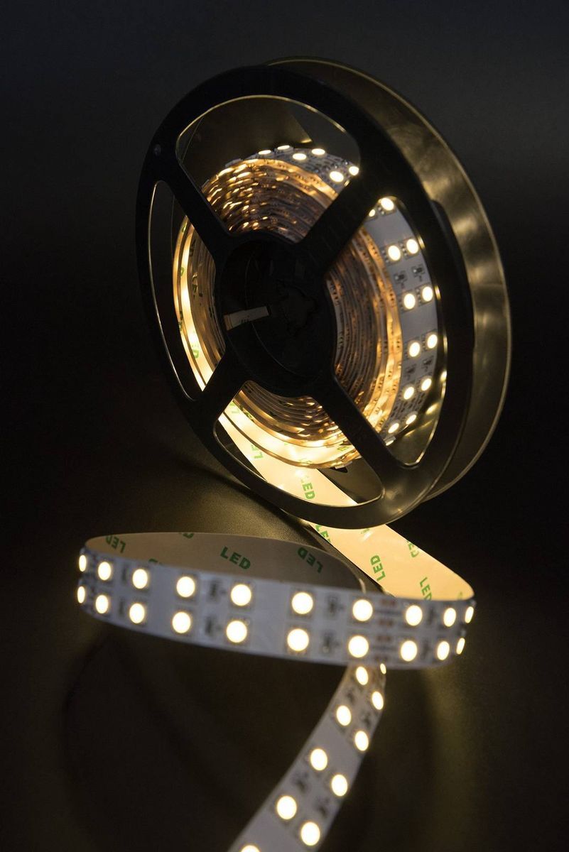 Светодиодная лента SWG 28,8W/m 120Led/m 5050SMD теплый белый 5M SWG5120-24-28.8-WW-М 009704