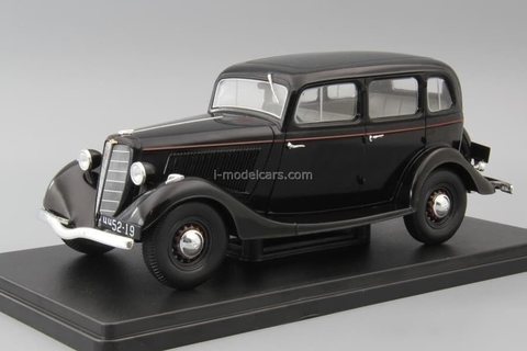 GAZ-M1 black 1:24 Legendary Soviet cars Hachette #28