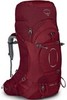 Картинка рюкзак туристический Osprey ariel 65 Claret Red - 1