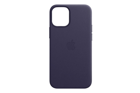 Чехол для iPhone 12 mini Leather Sleeve with MagSafe - Deep Violet (MK093ZM/A)