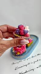 Свеча "Кексик" 350 р