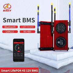Плата контроля BMS Smart LiFePO4 4S 12V 30A