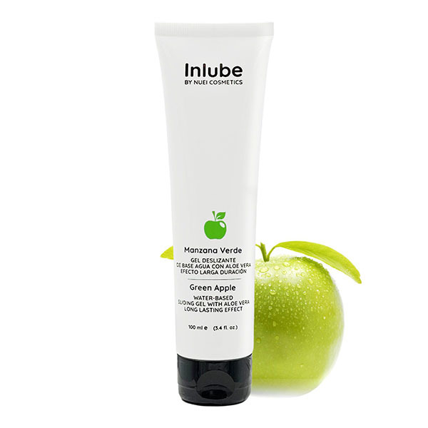 Водный лубрикант с алоэ вера и ароматом зелёного яблока Nuei cosmetics Inlube 100мл