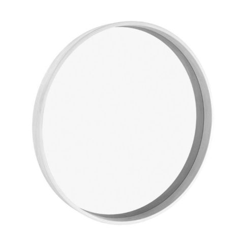 Зеркало круглое Иконс 50 (белый дуб)