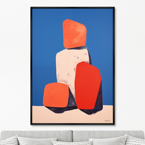 ArtNoMore - Репродукция картины на холсте Colors and stones, No 1, 2024г.