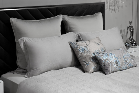 Простыня на резинке 160x200x30 Garda Decor оливковая