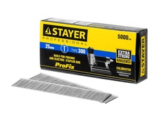 STAYER тип 18GA (47/300/F), 25 мм, 5000 шт, гвозди для нейлера, Professional (31530-25)