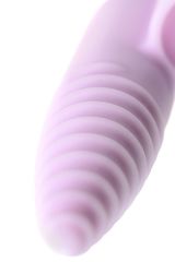 Нежно-розовая вибронасадка на палец для анальной стимуляции JOS NOVA - 9 см. - 