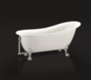BelBagno BB06-1550 Отдельностоящая, классическая акриловая ванна  1545x760x830