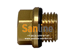 Заглушка Sanline М10х1 для термодатчика Латунь Арт.51501