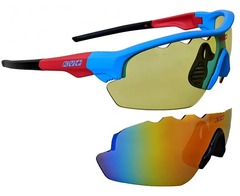 Очки лыжные KV+ Ticino Glasses (2 линзы) blue\red, SG14.12
