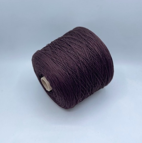 Бобинная пряжа (пр.Италия), art.Cotone, 350м/100 гр. 100%Хлопок, цвет-Красное дерево , арт.34757