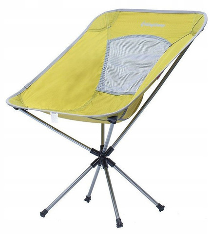 Картинка кресло кемпинговое Kingcamp Rotation Packlight Chair (55Х58Х38/70) желто-зеленый - 1