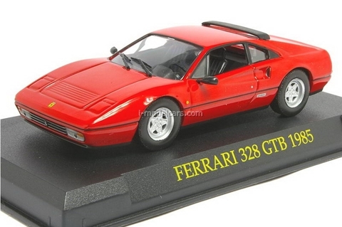 Ferrari 328 GTB 1985 red 1:43 Eaglemoss Ferrari Collection #39