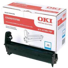 OKI C5600/C5700 Drum-unit cyan (голубой) (43381707)