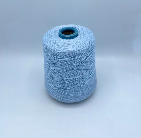 Fil-lab (пр.Италия),art.Paillettes,350м/100гр, 100% Меринос+пайетка(прозрачная) цвет-Голубой. арт-33357