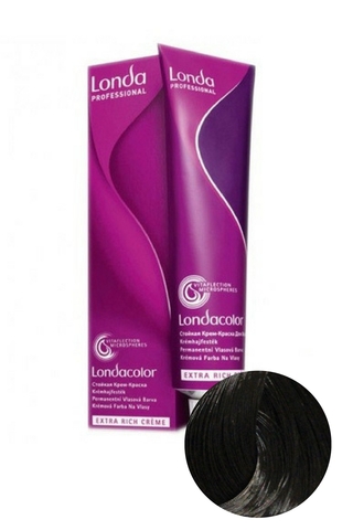 Стойкая крем-краска для волос LondaColor 4/0 Шатен, Londa Professional, 60 мл