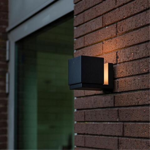 Уличный настенный светодиодный светильник Arte Lamp BELGRADE A5193AL-1BK