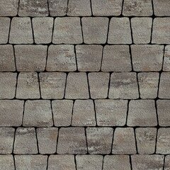 Тротуарная плитка Аттика, 60 мм, colormix Берилл, native