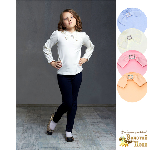 Блуза хлопок девочке (122-128) 251026-A1393