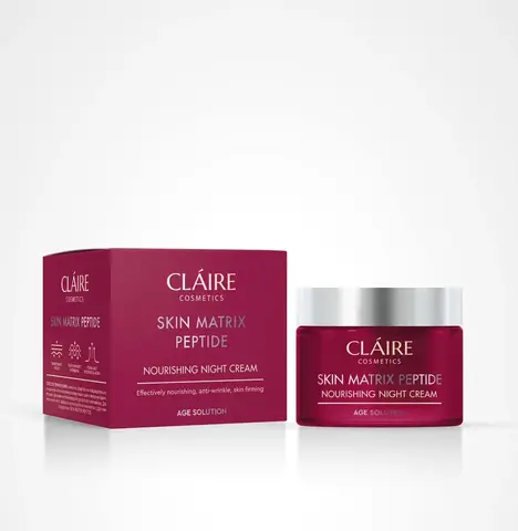 Claire cosmetics SKIN MATRIX PEPTIDE Крем для лица ночной питательный Пептидный комплекс 50мл