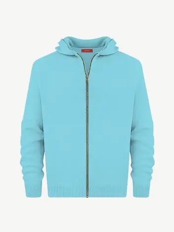 Толстовка на замке из шелка