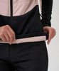Премиальная куртка для лыж и зимнего бега Nordski Hybrid Pro 2.0 Black/Soft Pink W женская