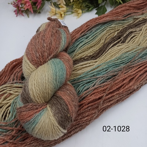 Дундага 6/2 шерсть секционного окрашивания 02-1028