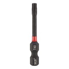 Бита T30 х50мм TORX Impact(ударная) S2 1шт SGS 6350-T30-IB