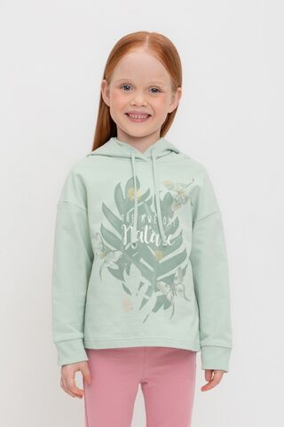 джемпер  для девочки  К 302489/дымчатый нефрит