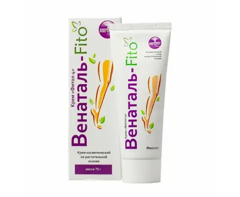 Крем Фитол-4 Венаталь-Fito, 75 гр (90 мл), Алфит Плюс