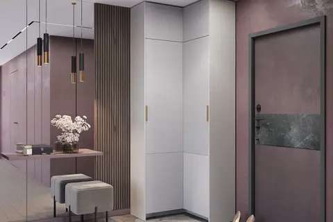 Антресоль угловая Пандора ШКН-08 кашемир / айриш