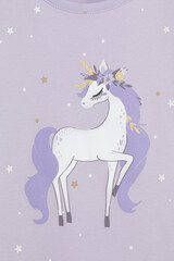 пижама  для девочки  К 1621/лепесток орхидеи,звездочки