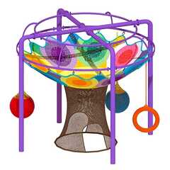 Верёвочный лабиринт «Облако сказок» 5×5×4 м