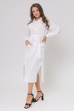 Платье для беременных и кормящих 15913 белый