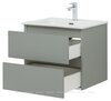 Aquanet 344771 Тумба с раковиной Вега 2.0 60 2 ящ. цв.мисти грин (раковина Flat) (344771)
