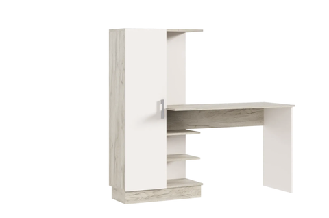 Стoл кoмпьютepный №1 Kaшeмир/Дуб крафт сeрый