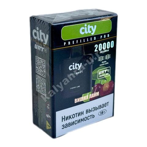 Картридж City Energy Pro URT - Вишня Лайм 20000 затяжек