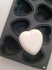 Силиконовая форма Сердца 3Д 8шт