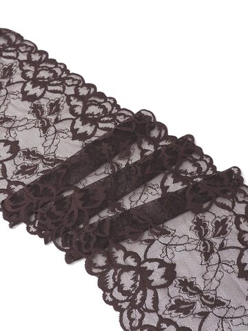 Эластичное кружево для белья цвет шоколад ширина 22 см
