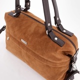 Сумка Саломея 110 эко-замша миндаль