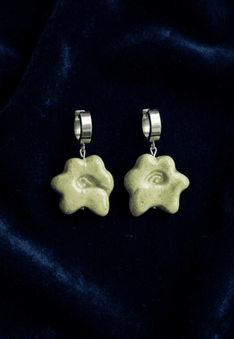 Серьги Arhar, зеленые