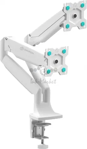 Кронштейн для мониторов Onkron G200 белый 13"-32" макс.18кг настольный поворот и наклон верт.перемещ.
