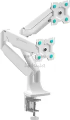 Кронштейн для мониторов Onkron G200 белый 13"-32" макс.18кг настольный поворот и наклон верт.перемещ.