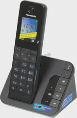 Радио-телефон Dect Panasonic KX-TGH220RUB черный автооветчик АОН — фото 3