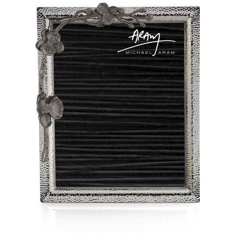 Рамка для фото 20х25м Michael Aram Черная орхидея серебристая